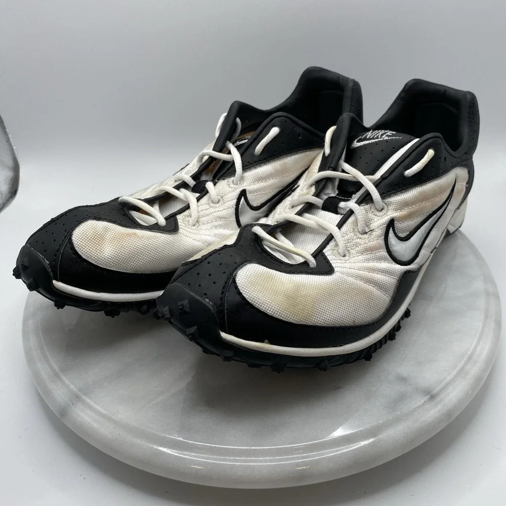 Women's 10 Nike Rival XC 6 Jenna Black White Cross Country Track Running *Read